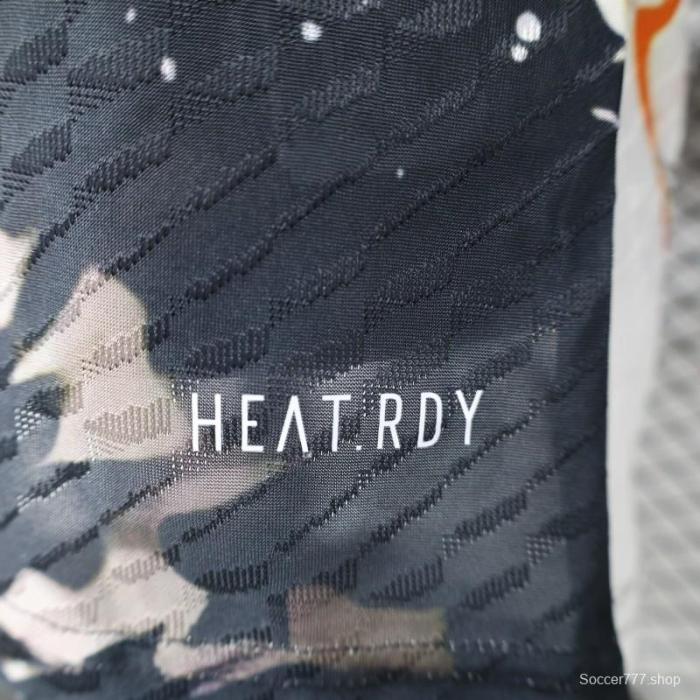 Player Version 2025 Japan White with Abstract Ink Splash Jersey