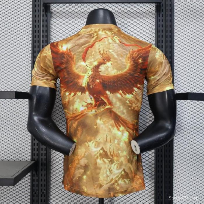 Player Version 25/26 Real Madrid Gold with Phoenix NA ZHA Jersey