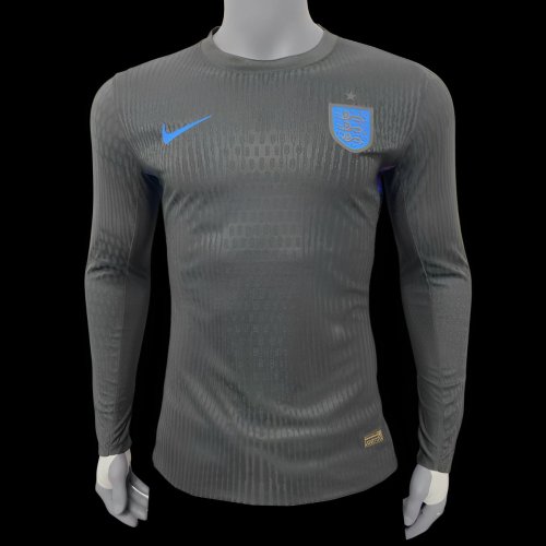 Player Version 2025 England Away Long Sleeve Jeresy
