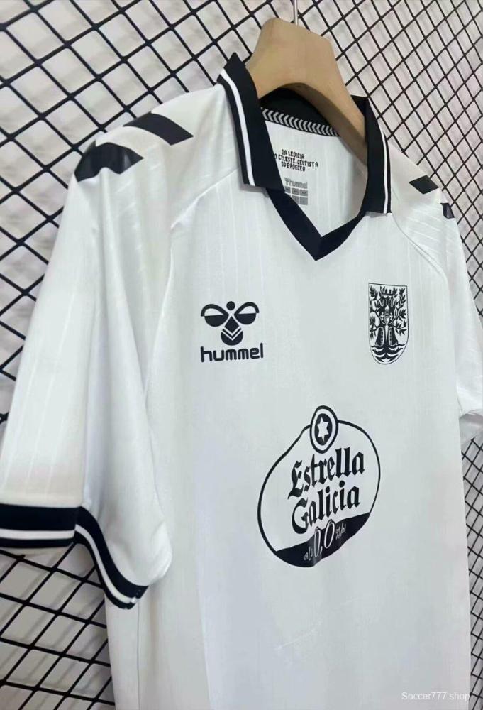 25/26 Celta Vigo 2025 Hummel  Olive Tree of 100 Years  WHITE Jersey