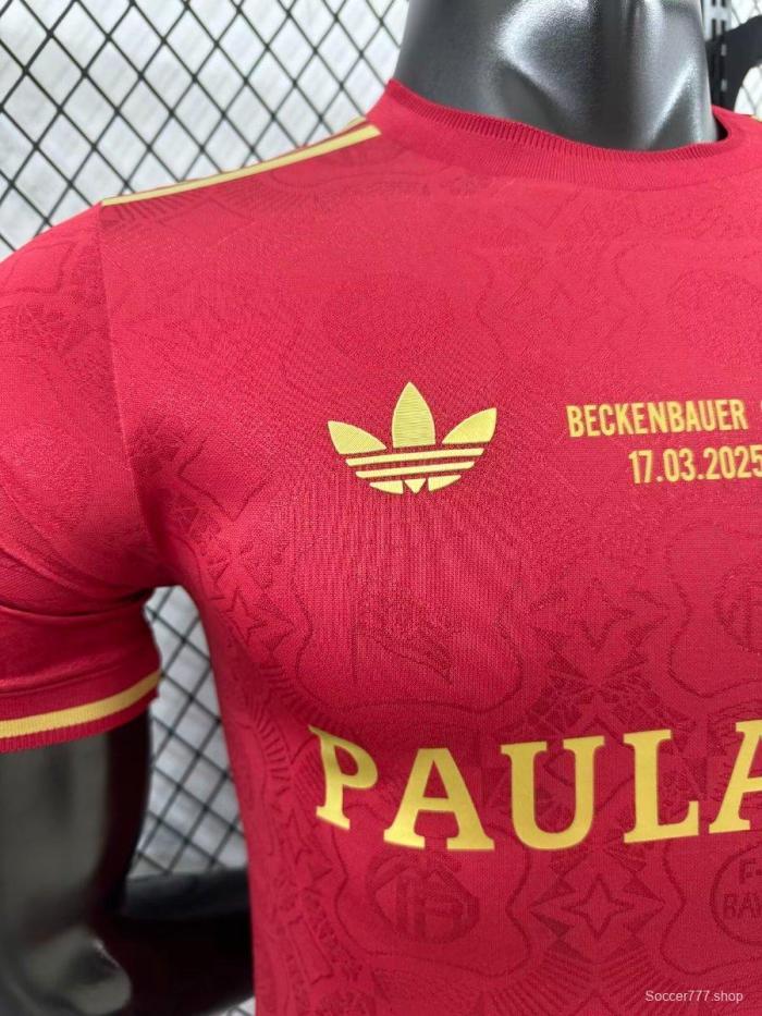 Player Version 2024/25 Bayern Munich 125 Anniversary Beckenbauer Jersey