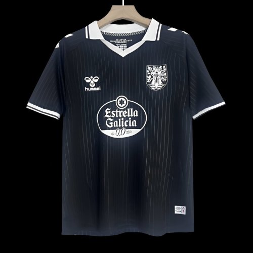 25/26 Celta Vigo 2025 Hummel  Olive Tree of 100 Years  Black Jersey