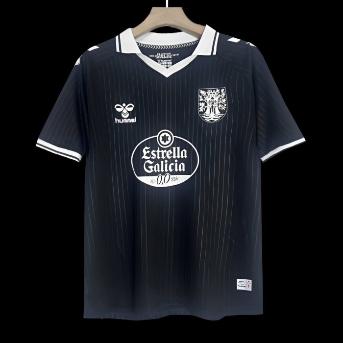 25/26 Celta Vigo 2025 Hummel  Olive Tree of 100 Years  Black Jersey