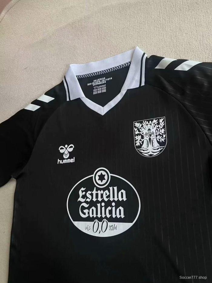 25/26 Celta Vigo 2025 Hummel  Olive Tree of 100 Years  Black Jersey