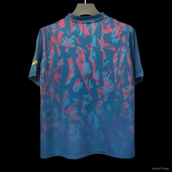 25/26 Barcelona Fourth Jersey Featured  Artistic  Design