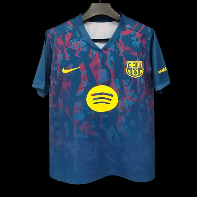 25/26 Barcelona Fourth Jersey Featured  Artistic  Design