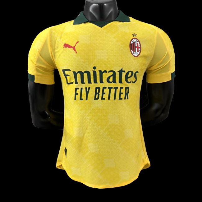 Player Version 25/26 AC Away Yellow Jersey