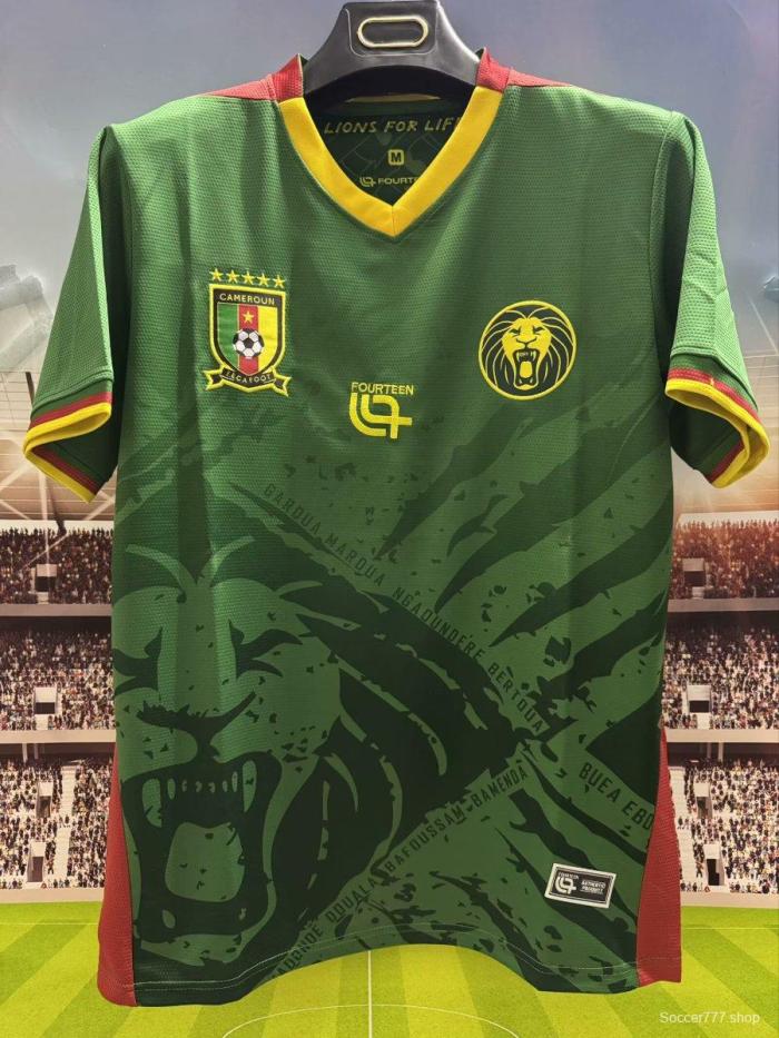2025 Cameroon Home Jersey