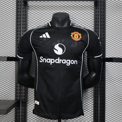 Player Version 25/26 Manchester United  Black Special Jersey