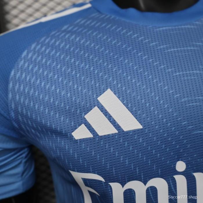 Player Version 25/26 Real Madrid Blue Goalkeeper Jersey