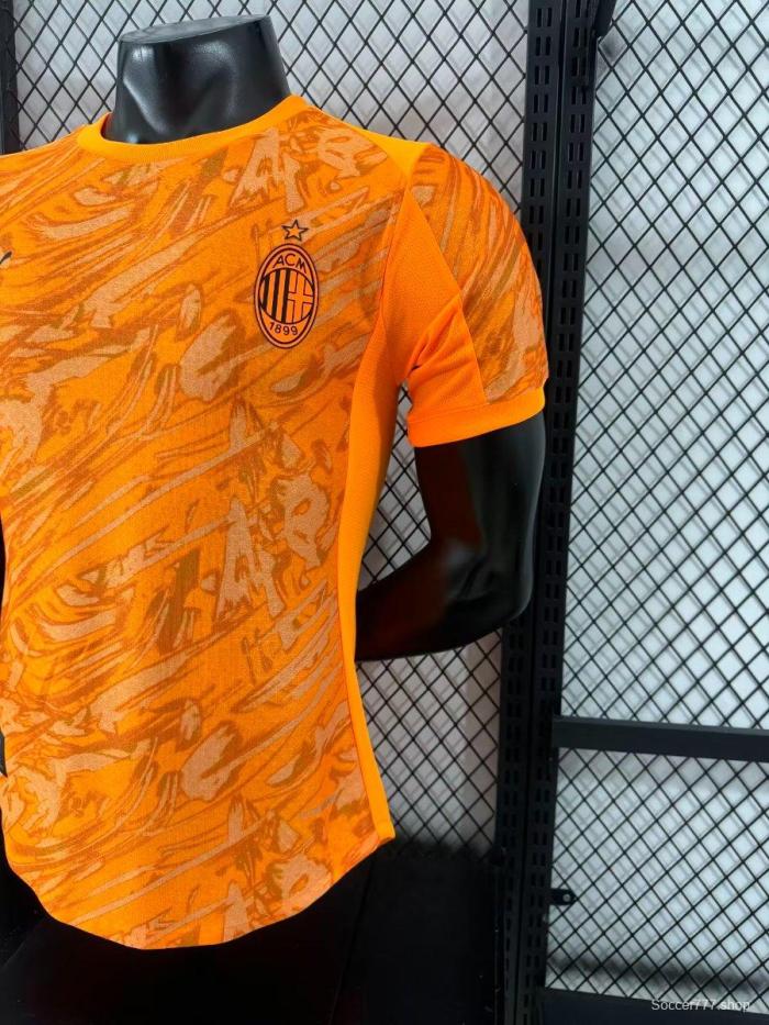 Player Version 25/26 AC Milan Orange Jersey