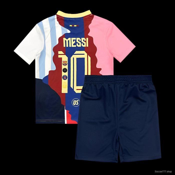 25/26 Kids Barcelona MESSI Jersey