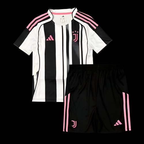 25/26 Kids Juventus Home Jersey