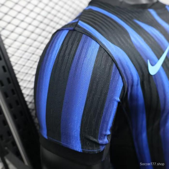 Player Version 25/26 Inter Milan Home Jersey Without Sponsor