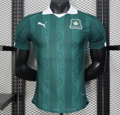 Player Version 25/26 Plymouth Home Jersey Argyle Green with Puma Logo Design