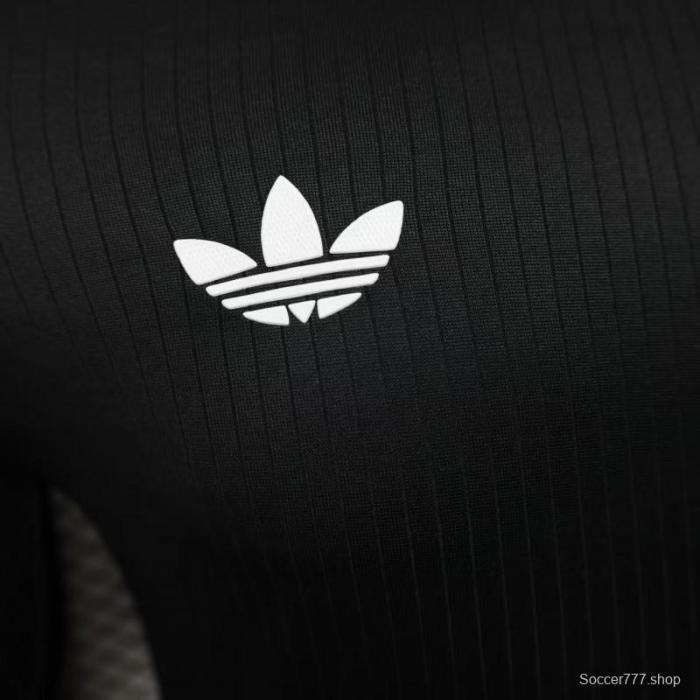 Player Version 2025 Germany Black 125Th Anniversary Long Sleeve Jersey