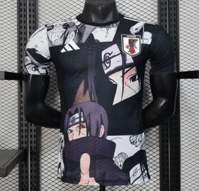 Player Version 2025 Japan Black with Anime Character Pattern Jersey
