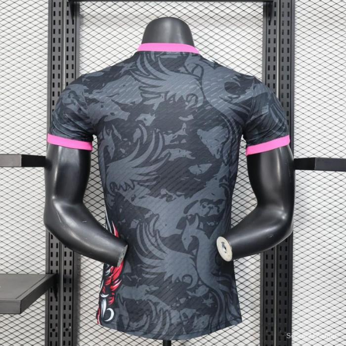 Player Version 25/26 Liverpool Black with Pink Accents Design Jersey