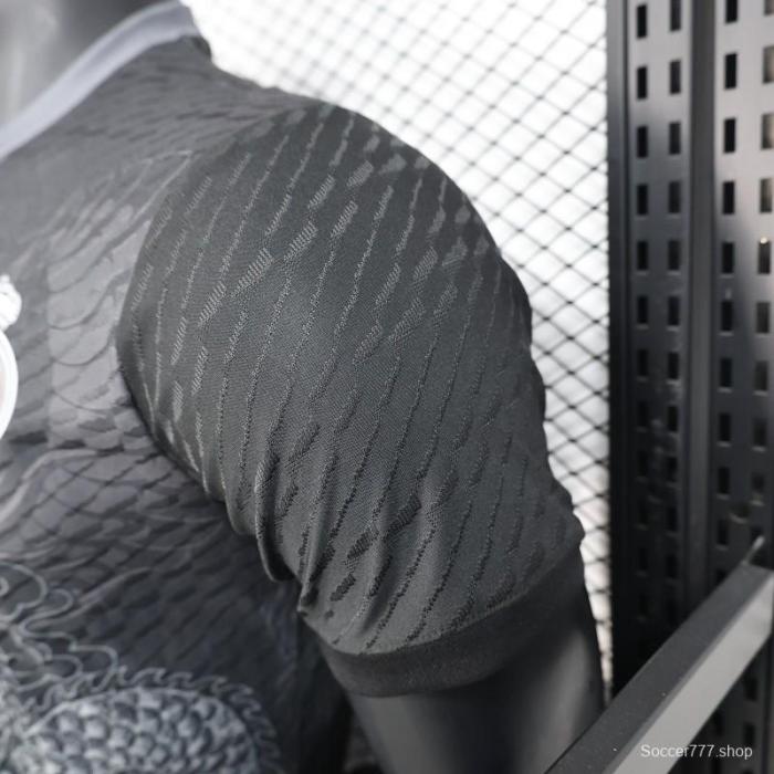 Player Version 25/26 Real Madrid Black with Dragon Design Jersey