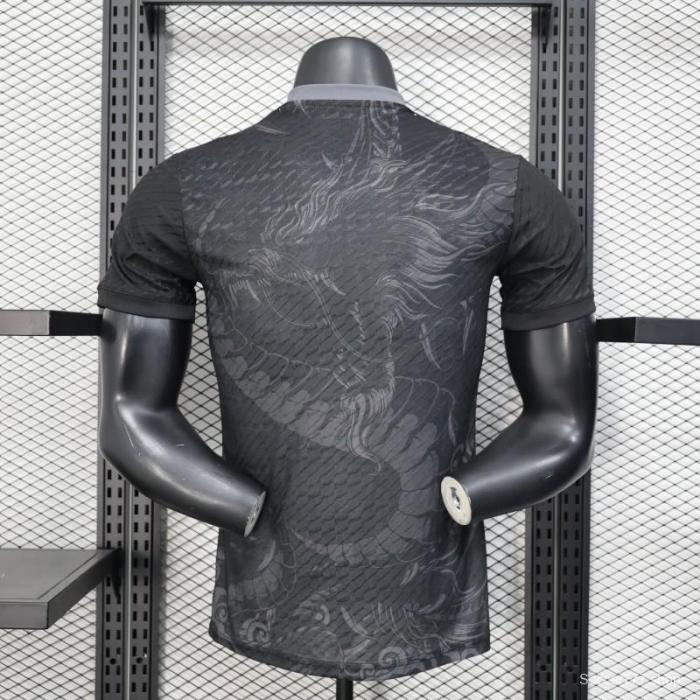 Player Version 25/26 Real Madrid Black with Dragon Design Jersey