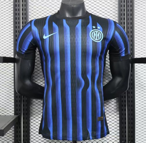 Player Version 25/26 Inter Milan Home Jersey Without Sponsor