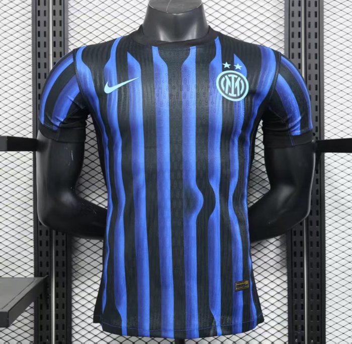 Player Version 25/26 Inter Milan Home Jersey Without Sponsor