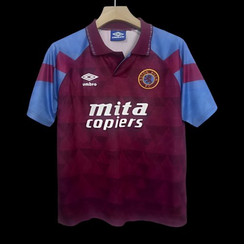 Retro 90/92 Aston Villa Home Jersey