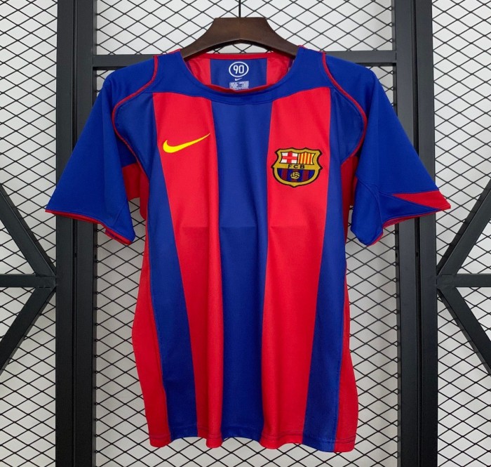 04/05 Retro Barcelona Home Jersey