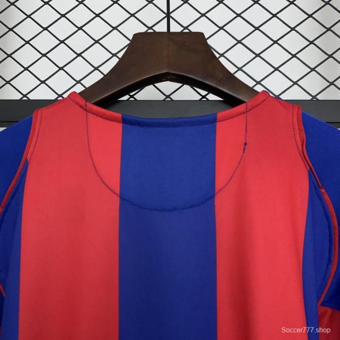 04/05 Retro Barcelona Home Jersey