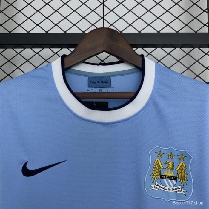 13/14 Retro Manchester City Home Jersey