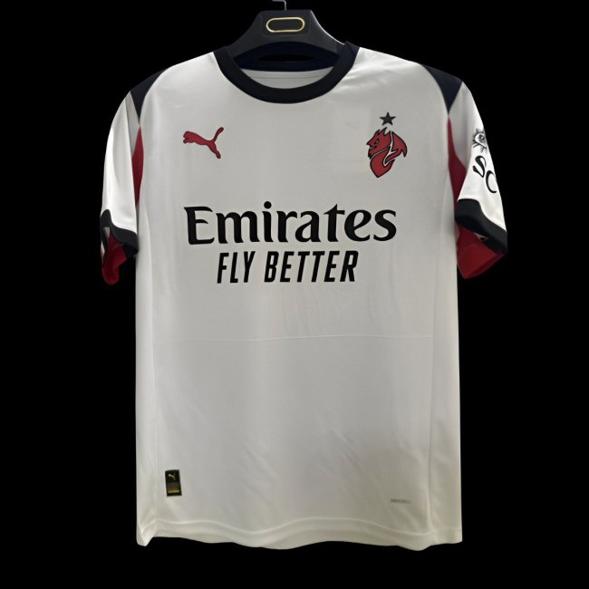 25/26 AC Milan Away White Jersey