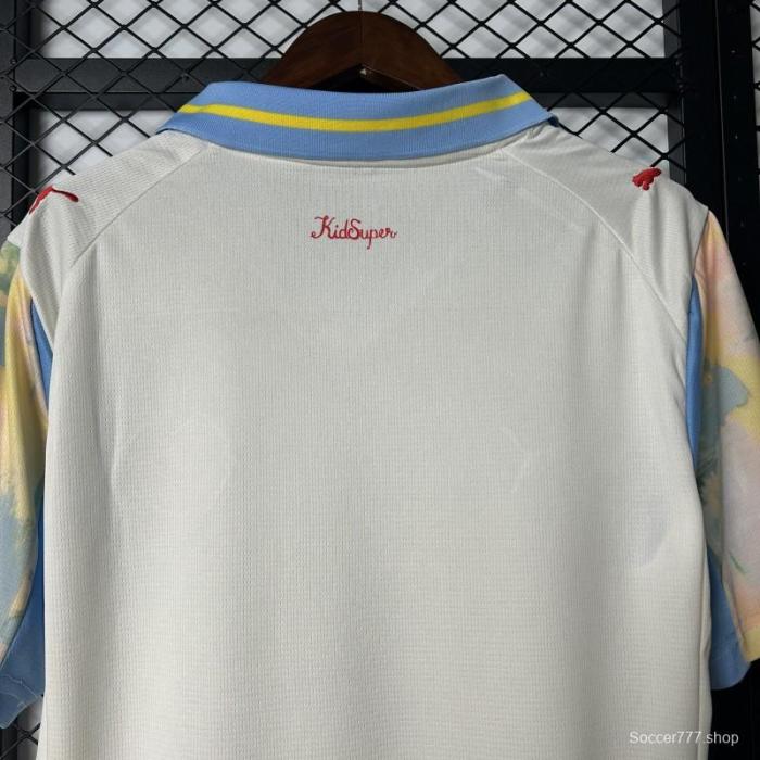 25/26 RB Salzburg White with Floral Pattern Jersey