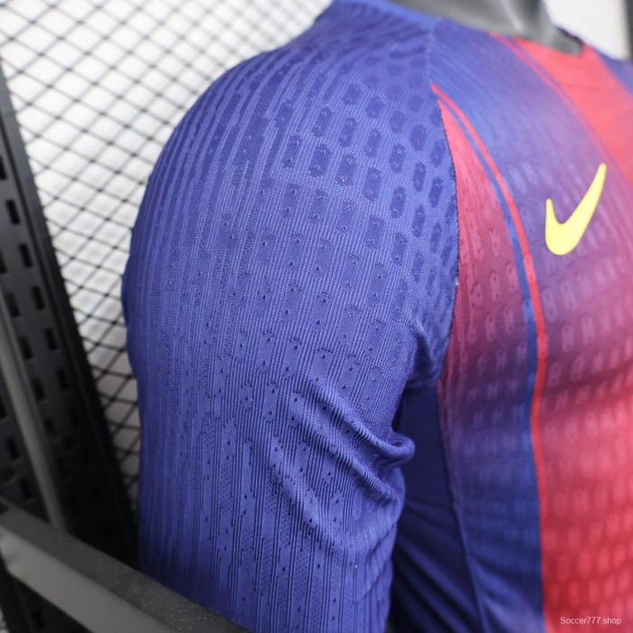 Player Version 25/26 Barcelona Home Long Sleeve Jersey
