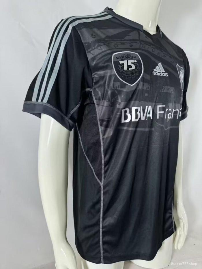 Retro 13/14 River Plate 75Th Anniversary Black Jersey