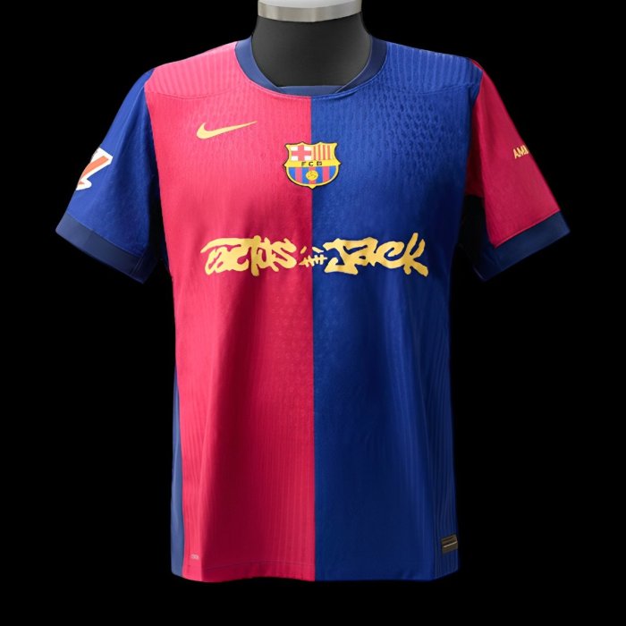 Player Version 24/25 Barcelona x Travis Scott Home Jersey