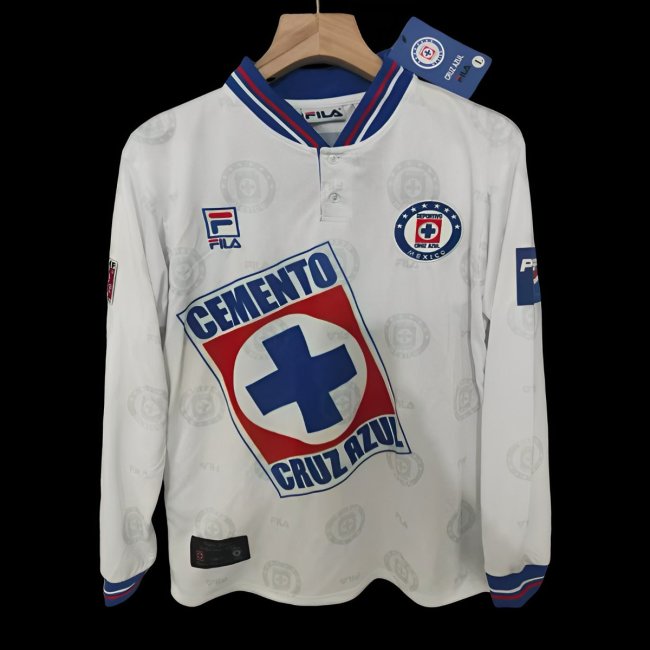 Retro 98/99 Cruz Azul Away Long Sleeve Jersey