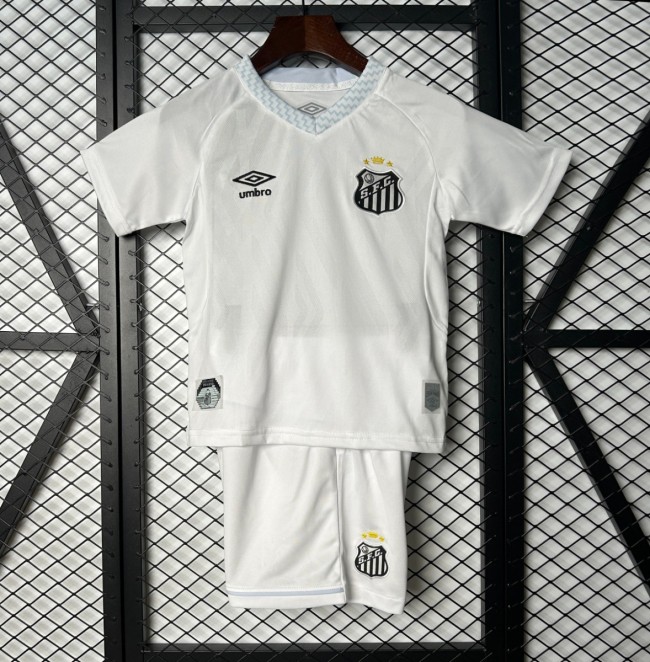 25/26 Kids Santos Home Size 16-28 Jersey