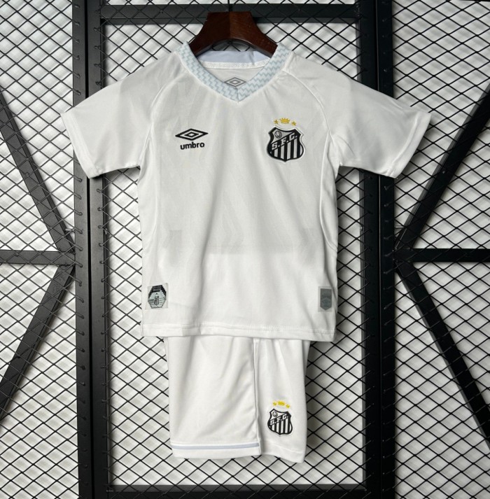 25/26 Kids Santos Home Size 16-28 Jersey