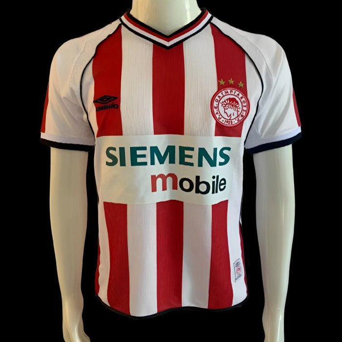 Retro 01/02 Olympiacos Home Jersey
