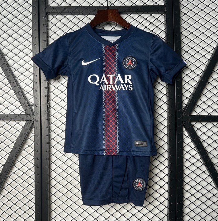 25/26 Kids PSG Home Size 16-28 Jersey