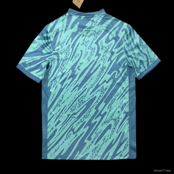 25/26 Sporting CP Mint Green with Wave Pattern Jersey