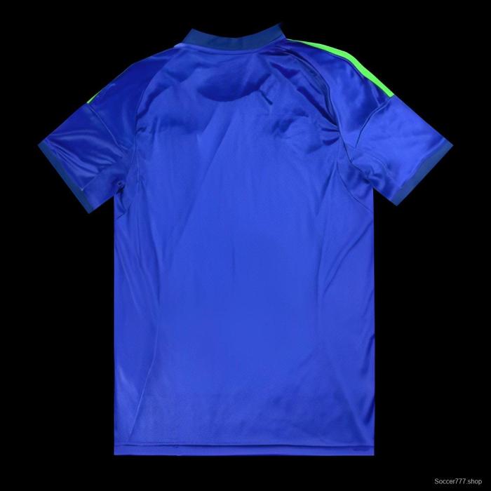 2025 Mexico  Blue with Tricolor Stripe Jersey