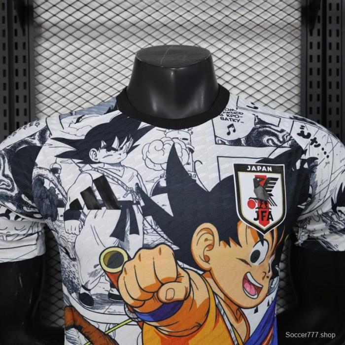 Player Version 2025 Japan White with Dragon Ball Manga Jersey