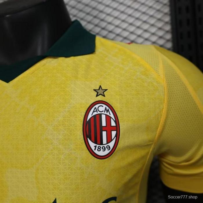 Player Version 25/26 AC Milan Third YeYellow Jersey