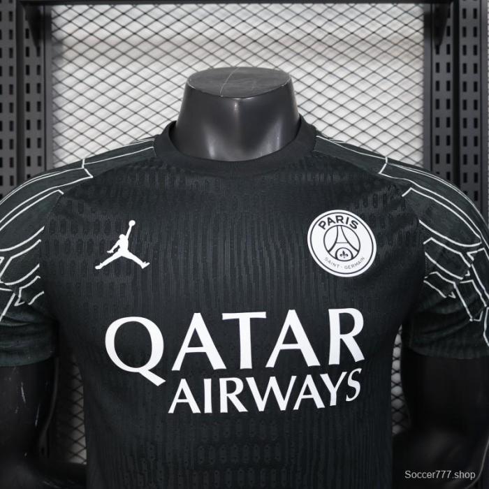Player Version 25/26 PSG Black Goalkeeper Jersey