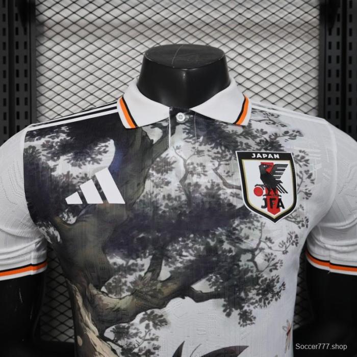 Player Version 2025 Japan White with Dragon Ball Nature Scene Jersey