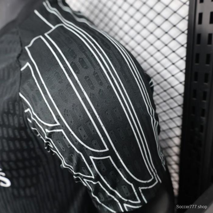 Player Version 25/26 PSG Black Goalkeeper Jersey