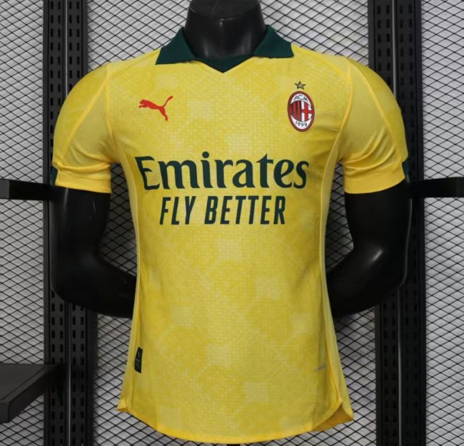 Player Version 25/26 AC Milan Third YeYellow Jersey