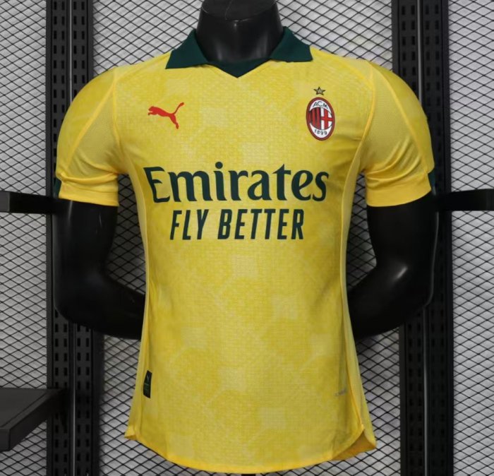 Player Version 25/26 AC Milan Third YeYellow Jersey