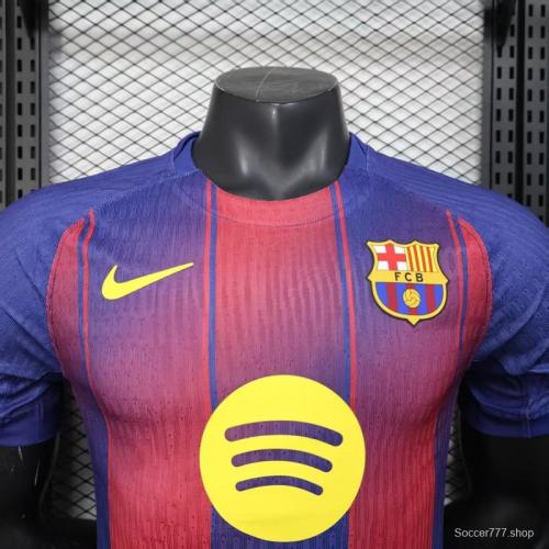 Player Version 25/26 Barcelona Home Jersey